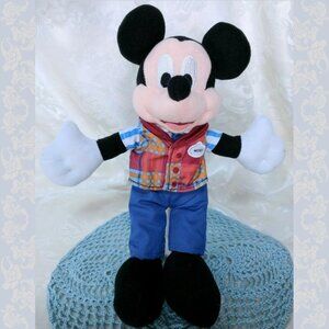 NEW with Tag Disney Parks Exclusive Mickey Mouse Cast Member Uniform Plush NWT